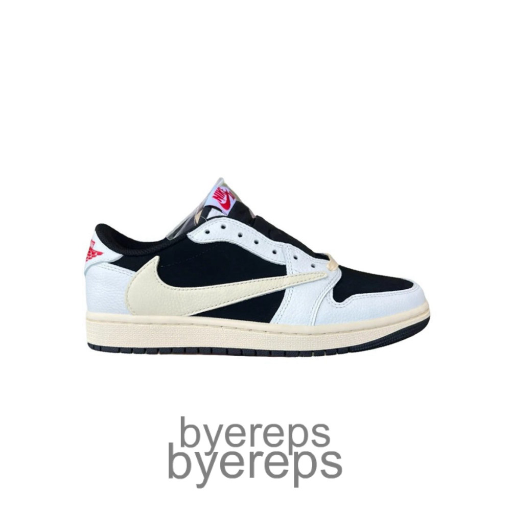 Travis Scott X Air Jordan 1 Low OG White Black