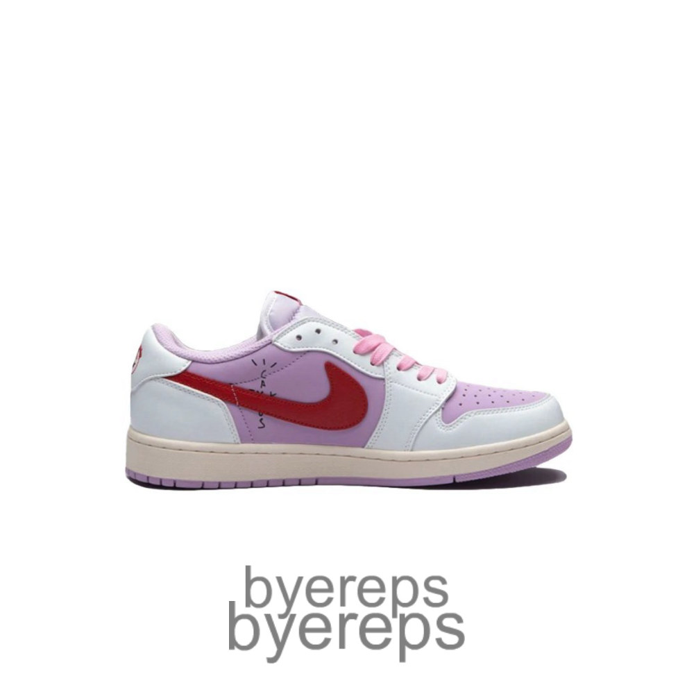 Travis Scott X Air Jordan 1 Low Shy Pink Red