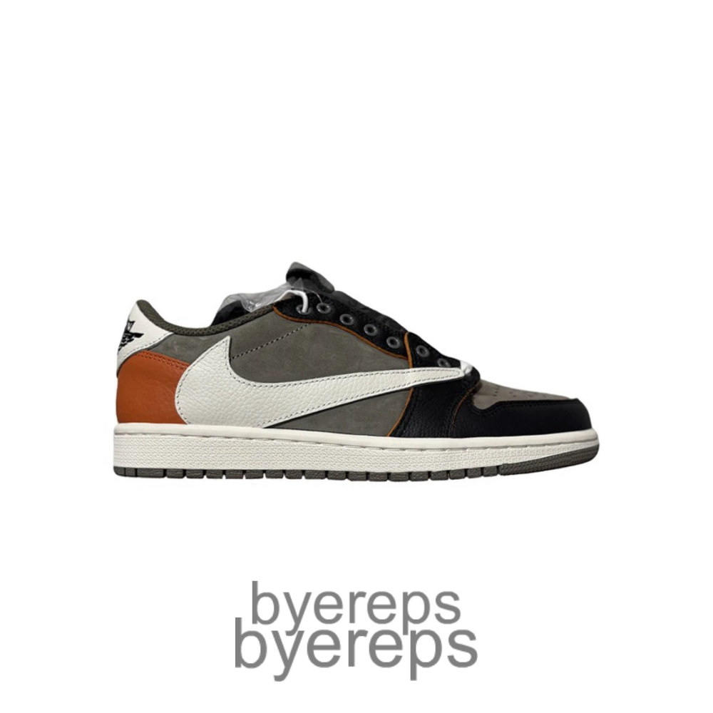 Travis Scott X Jordan 1 Low OG Grey/Black/White