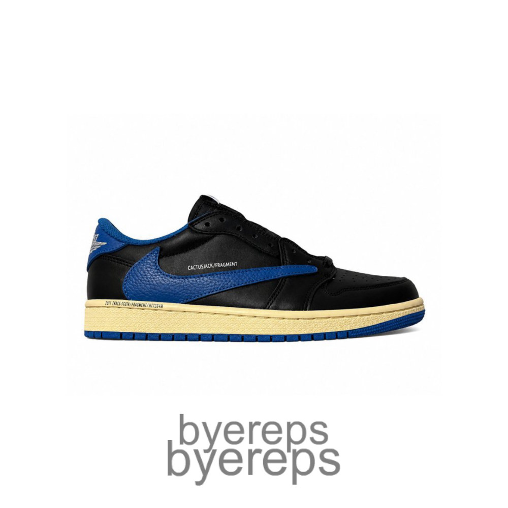 Travis Scott X Jordan 1 Low OG Sp Fragment Black Blue