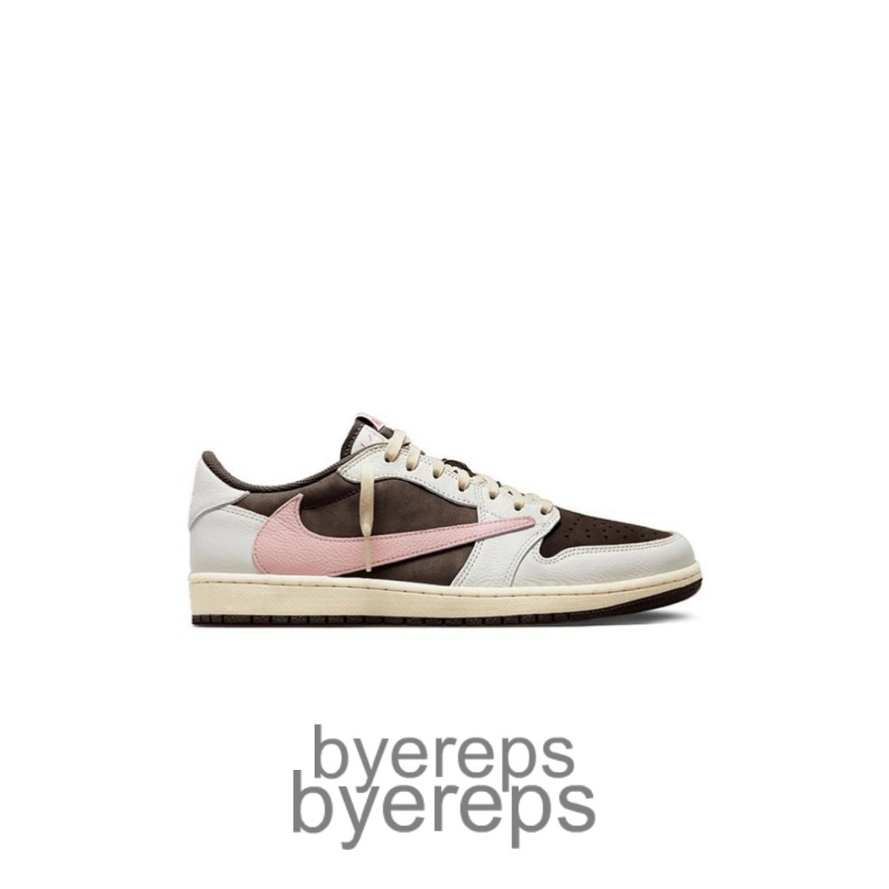 Travis Scott X Jordan 1 Retro Low OG Sp Dark Pony Pink Oxford
