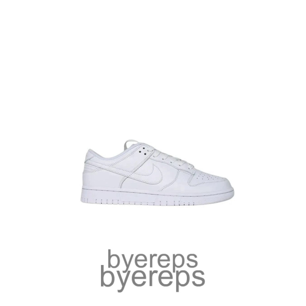 Triple White Dunk Low