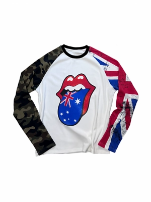 UK Flag x Rolling Stones Longsleeve