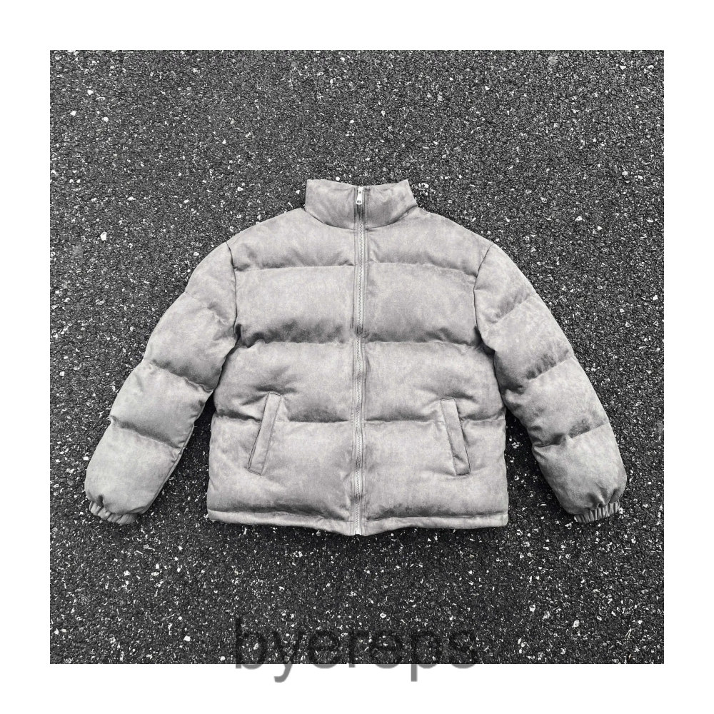 Unbranded light wash puffer — photo 2 of 4