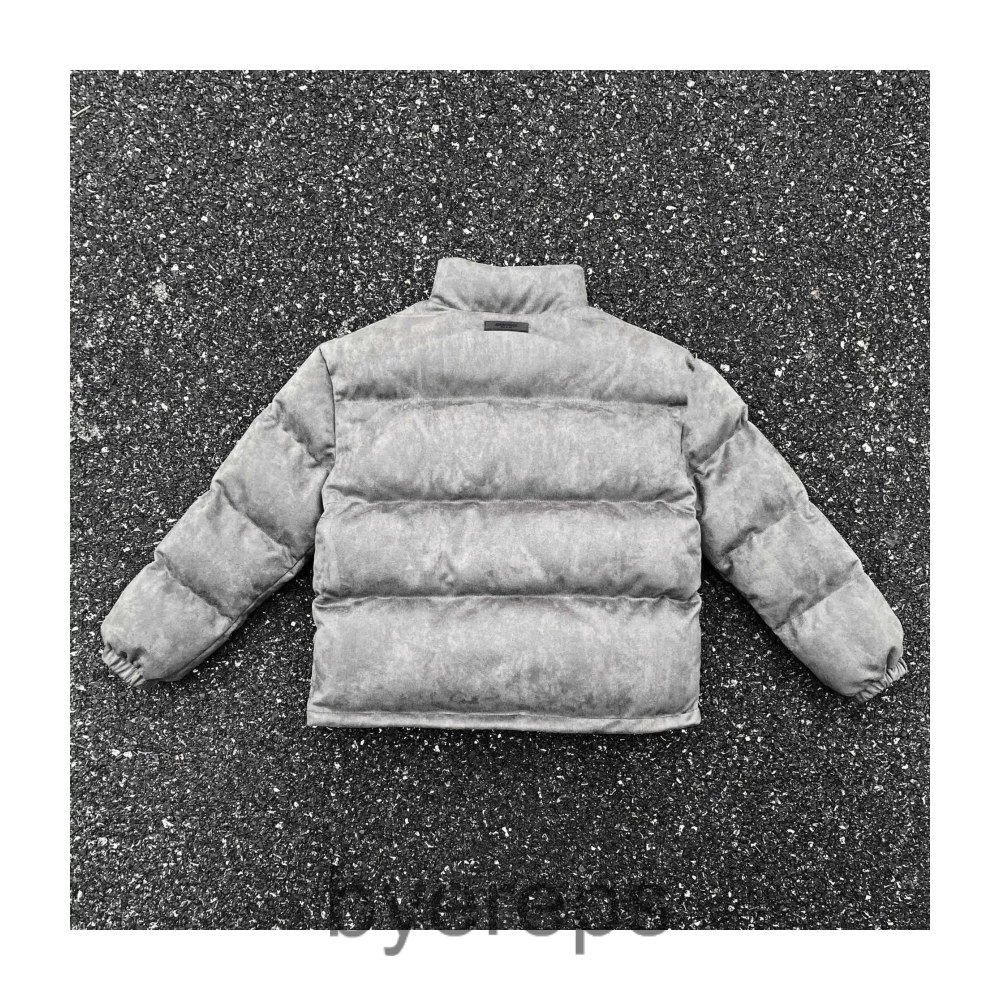 Unbranded light wash puffer — photo 3 of 4