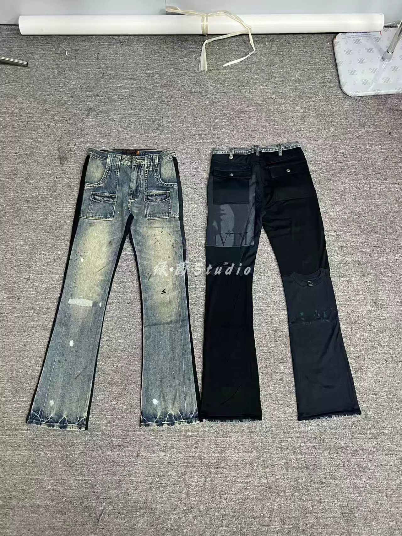 Undercover 06Ss Oil Stain Jeans