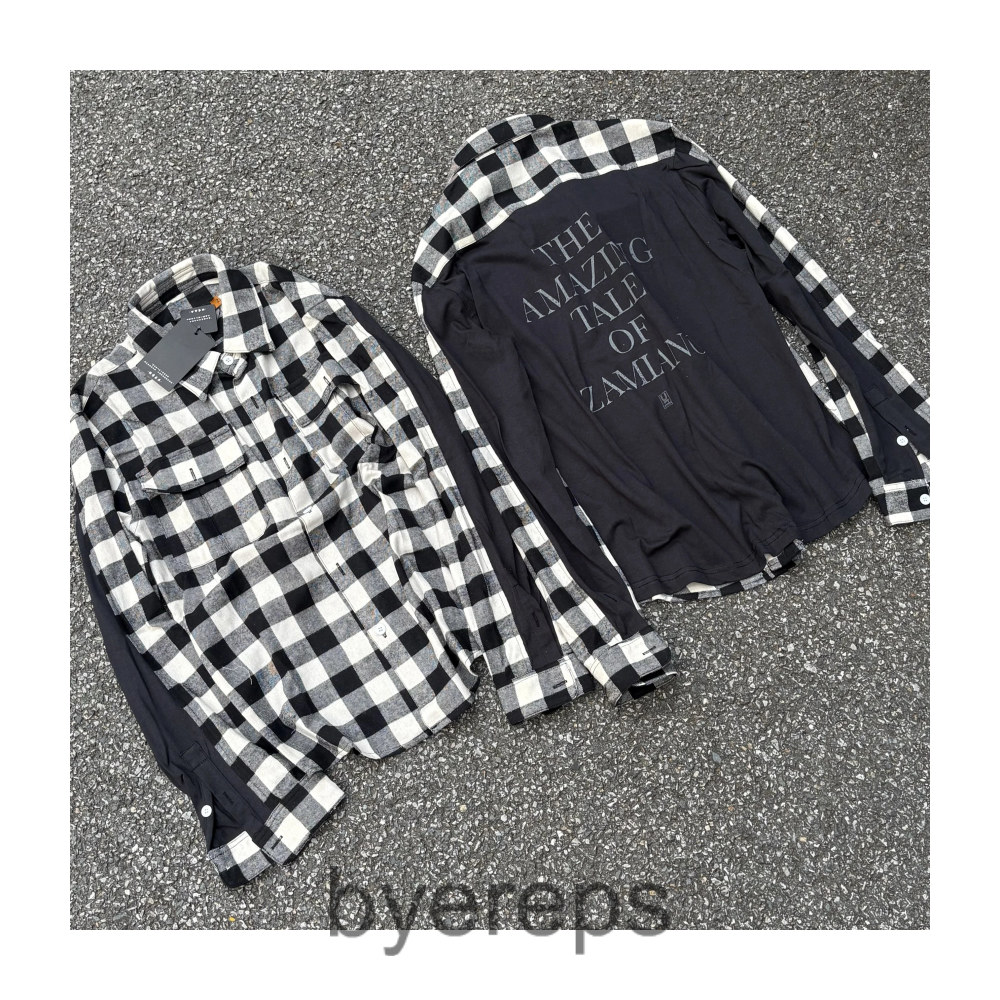 Undercover 06Ss Plaid Shirt
