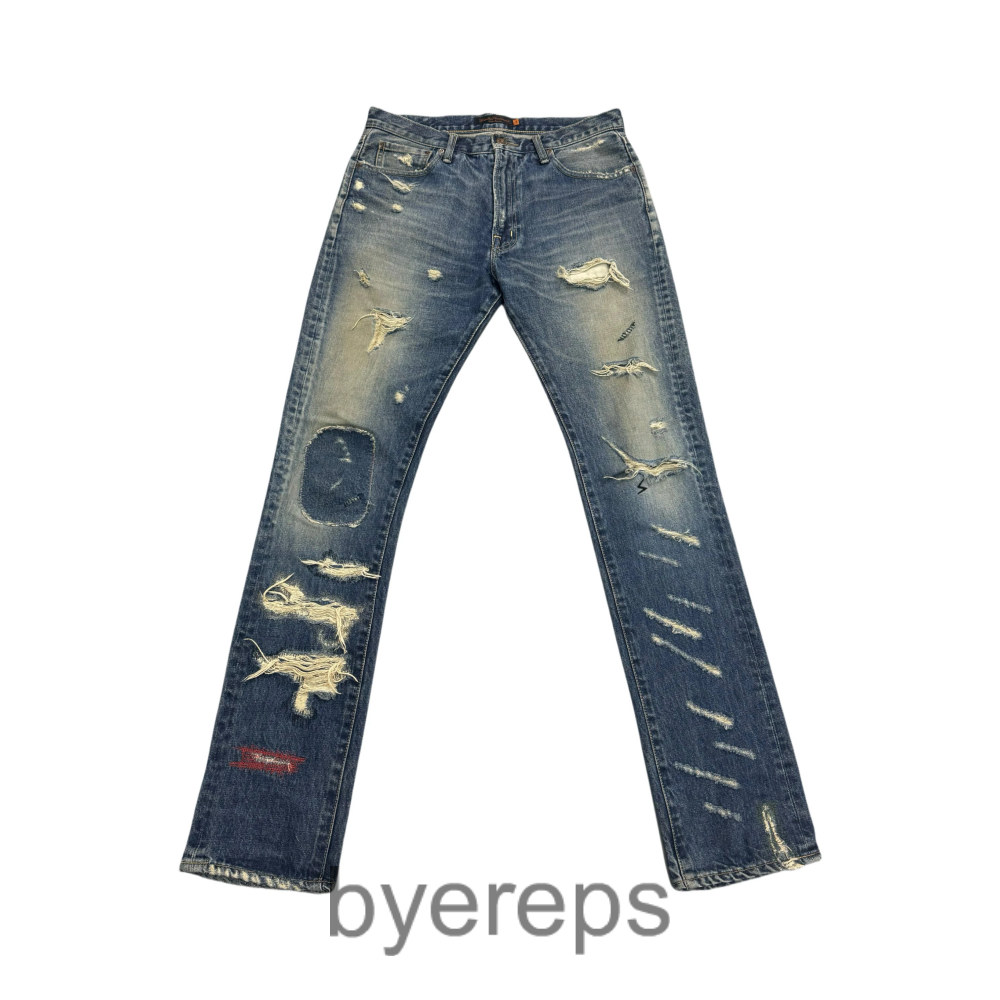 Undercover Distressed Patch Denim