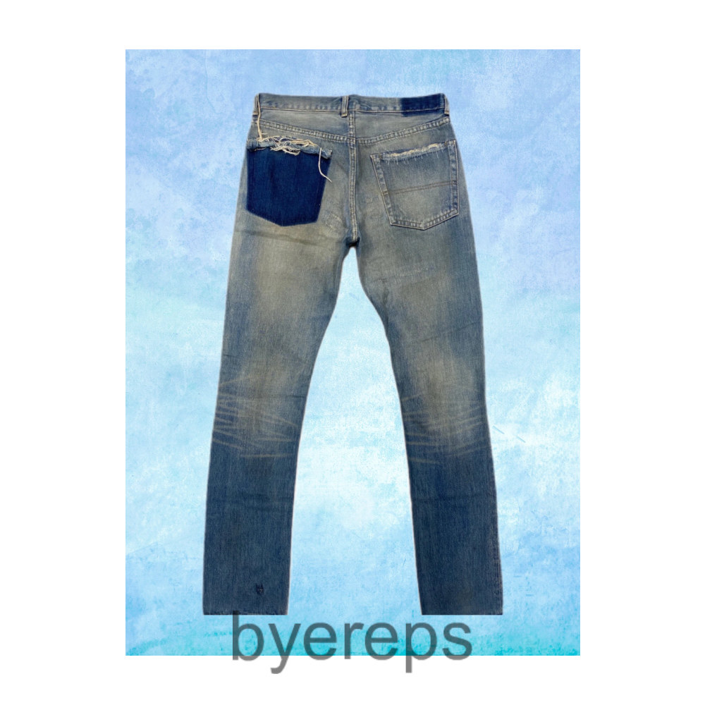 Undercover Red Yarn Jeans