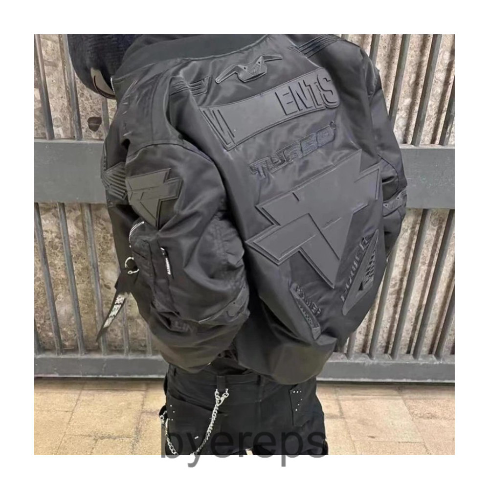 Vetements Black Racing Bomber