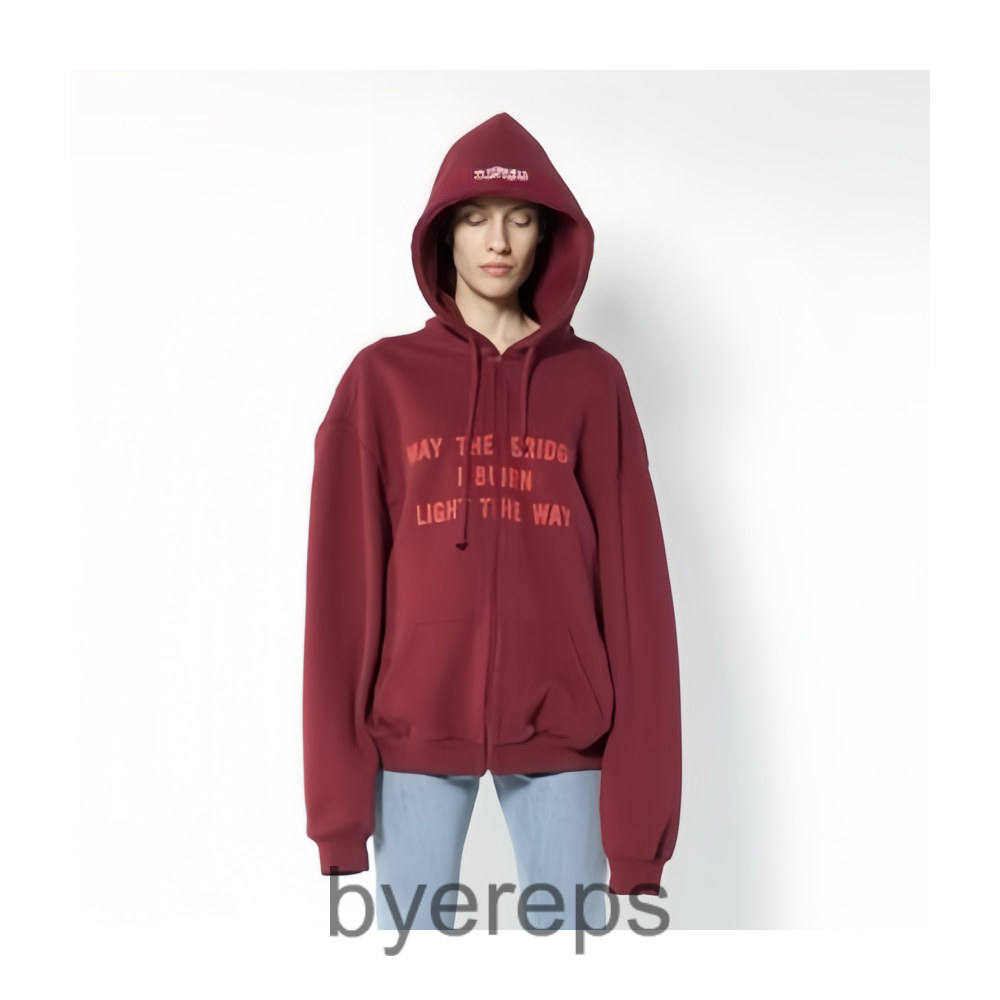 Vetements Bridges Zip Up Hoodie