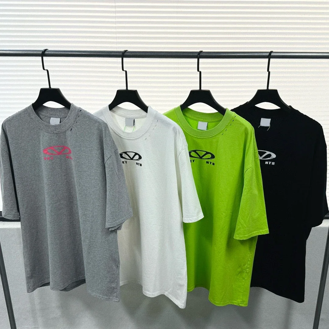 Vetements Distressed Logo T-Shirt