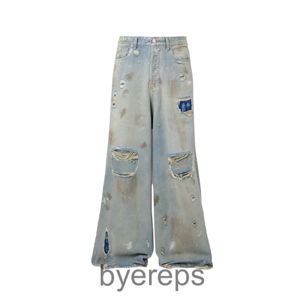 Vetements Distressed Painted Jens
