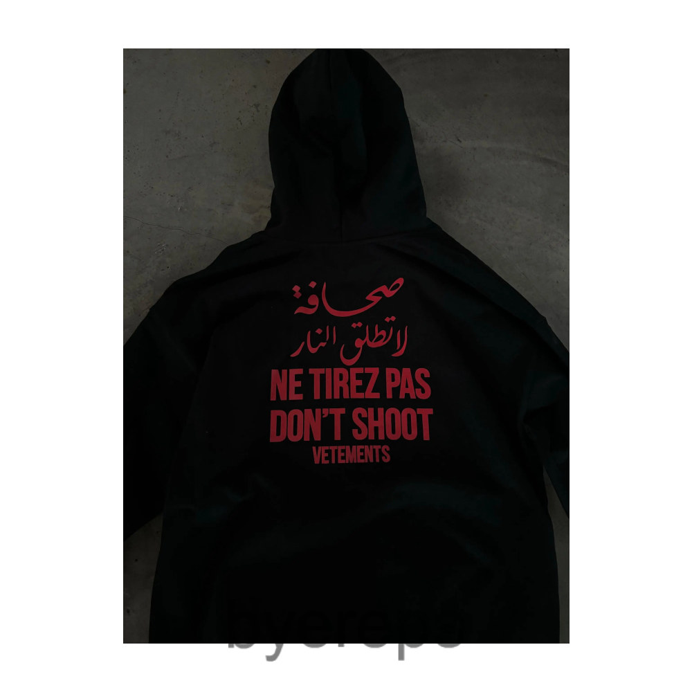 Vetements "Dont Shoot" Hoodie — photo 2 of 4