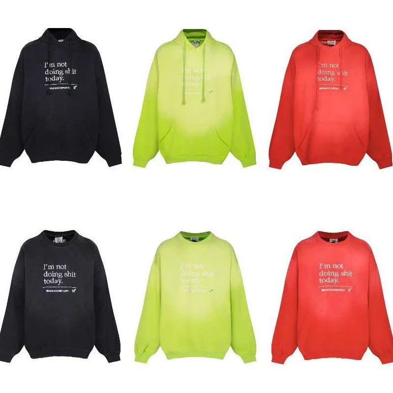 Vetements Slogan Hoodie & Sweatshirt