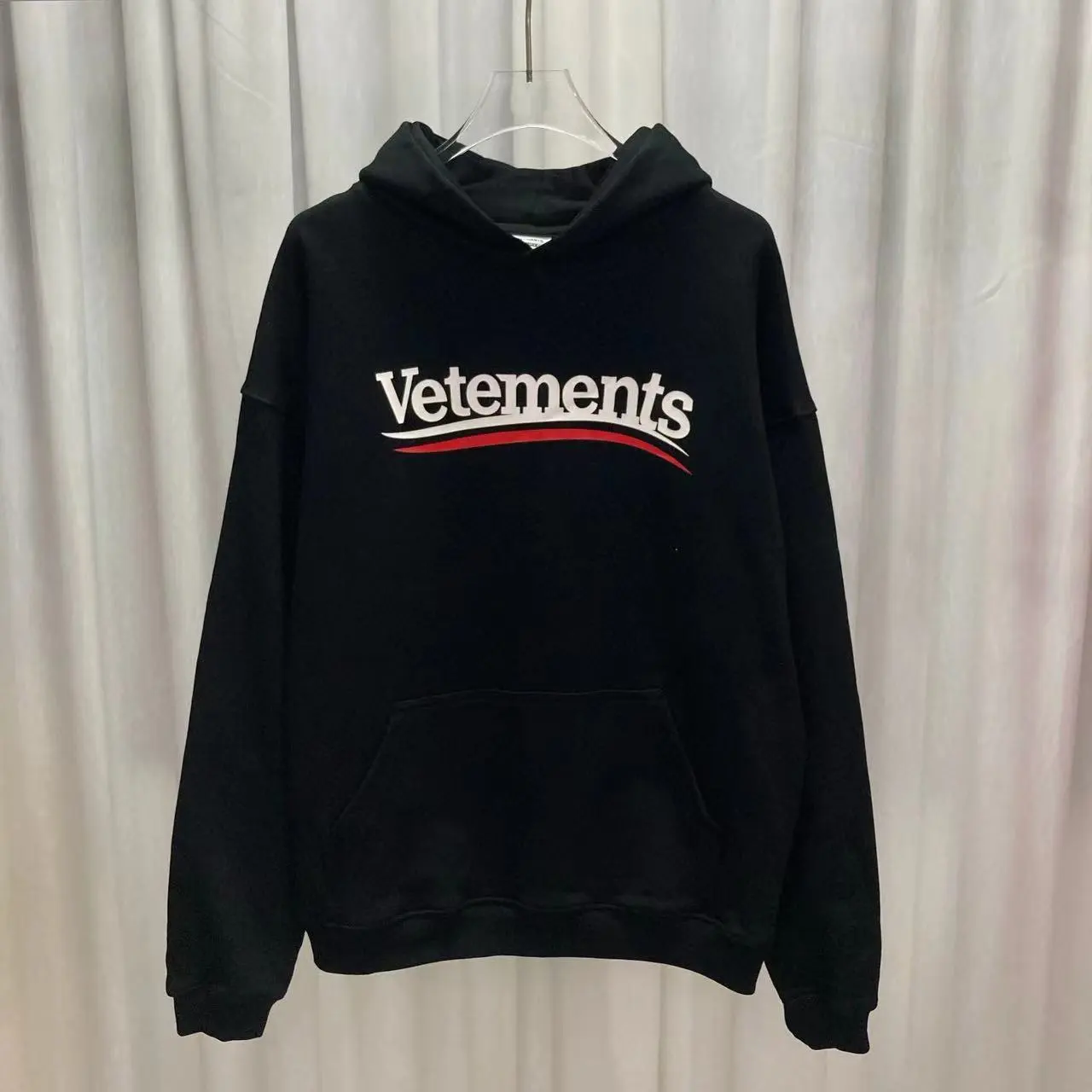 Vetements Wave Logo Hoodie