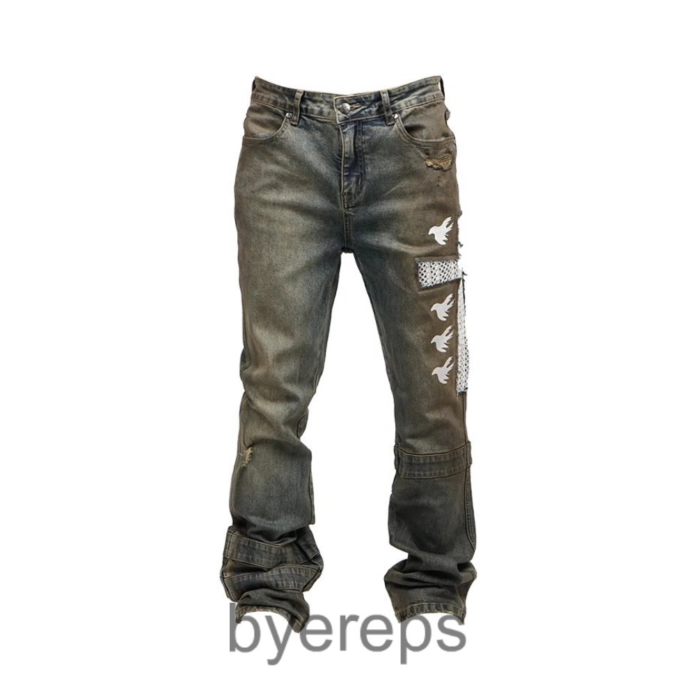 Vinkid cross hollow denim