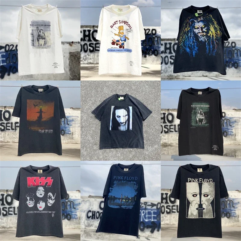 Vintage Rock & Cartoon Print T-Shirts Collection