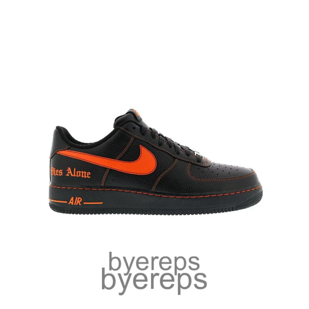 Vlone X Air Force 1 Low Black Orange