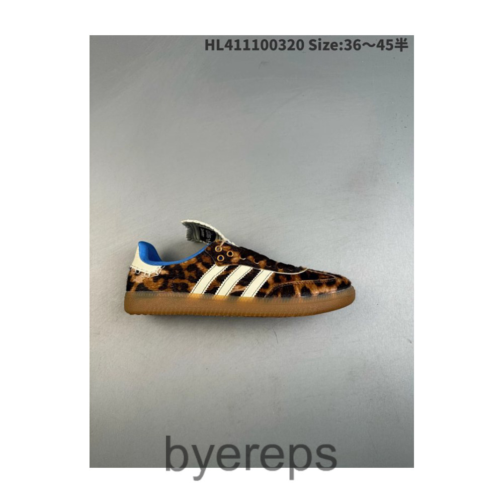 WALES BONNER x Samba Adidas Leopard Print Casual Sneakers IE0578