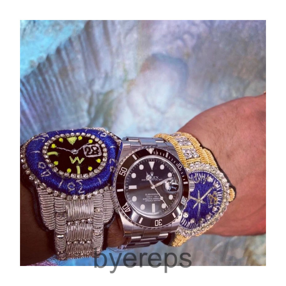 Unbranded Walter Van Beirendonck cotton rolex watch — photo 3 of 4