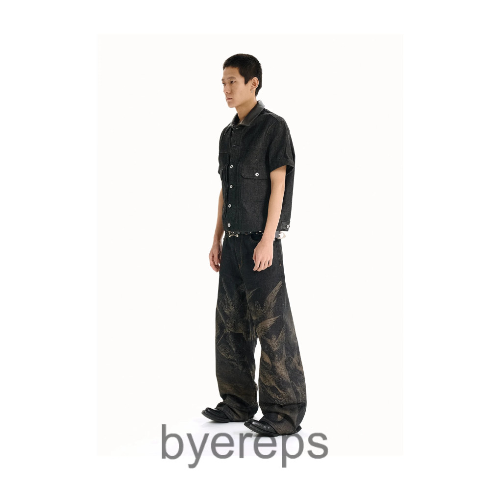 Wanna Lab Actress's tears denim jacket (2 styles)