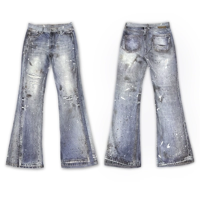 Wanna Lab Ice Blue Flared Denim