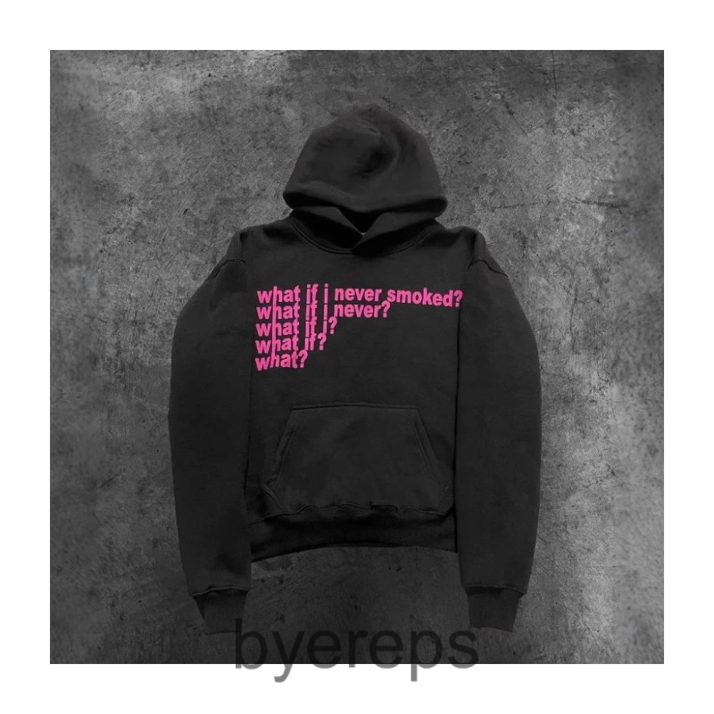 Unbranded what if i never smoked? Hoodie — photo 2 of 4