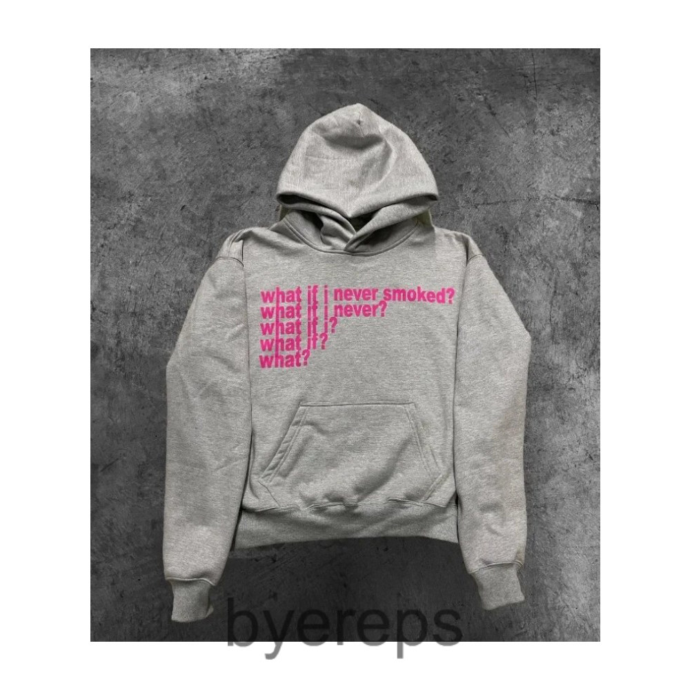 Unbranded what if i never smoked? Hoodie — photo 4 of 4