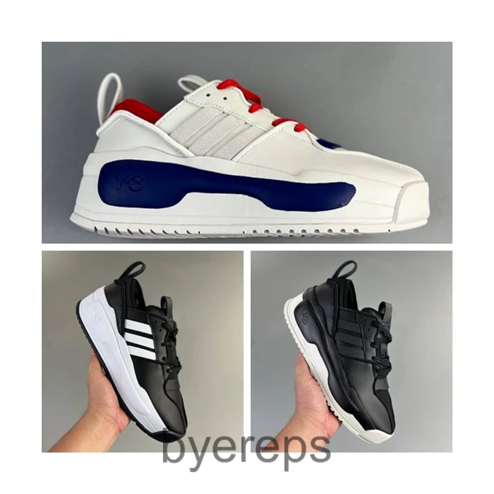 Y-3RIVALRY秋冬新款潮流拼色厚底真皮系运动休闲鞋FZ6398