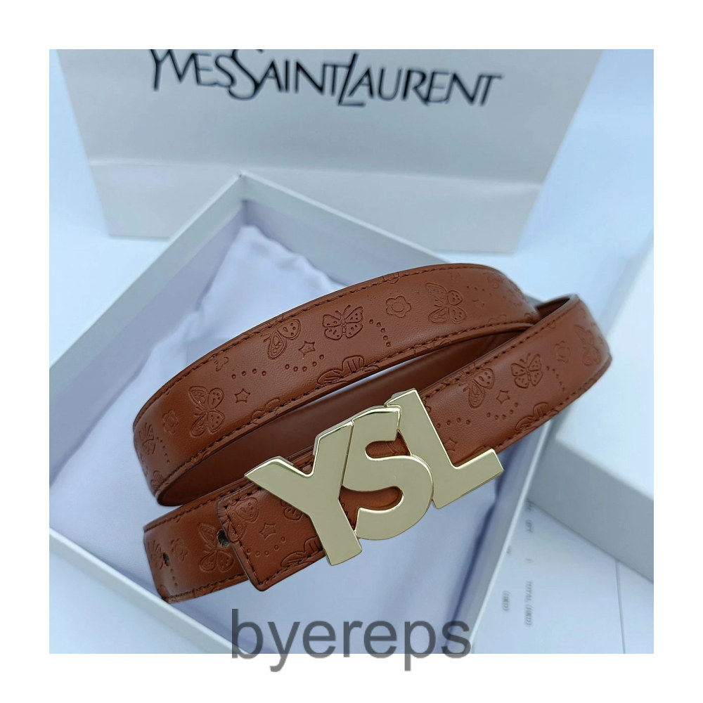 Saint Laurent YSL Logo Belt (10+ colors) — photo 4 of 4