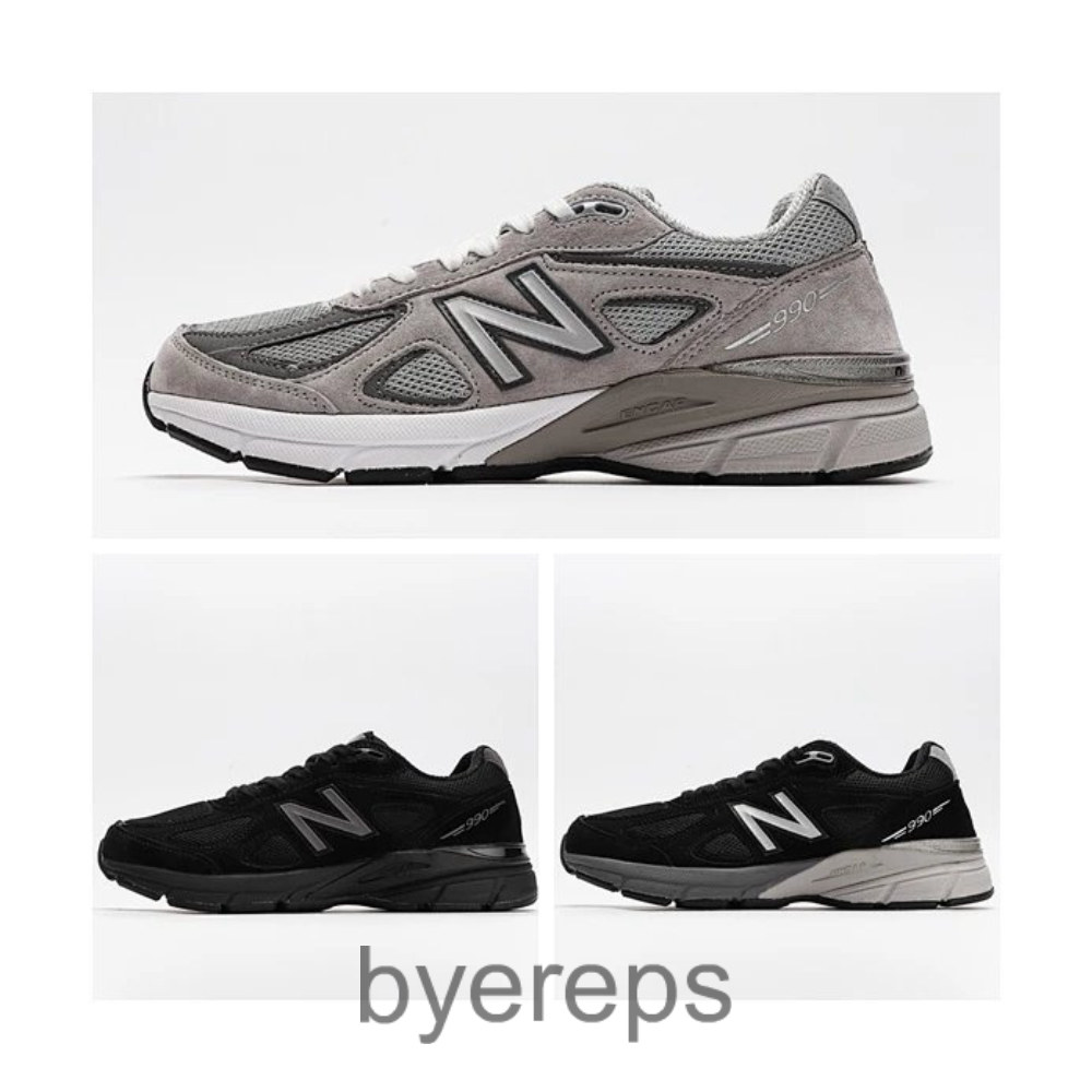 Yuanzu gray NB 990V4 generation series American blood retro sports running shoes